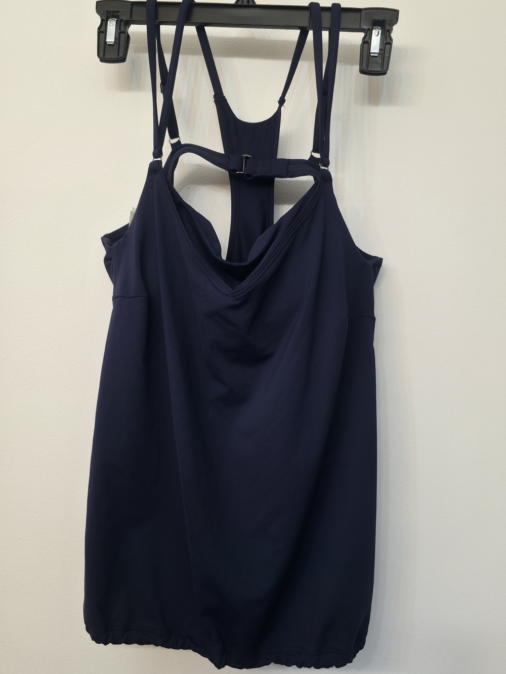 Athleta Navy Blue Active Swim Top with Straps
